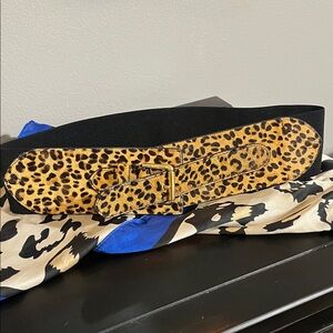 Ralph Lauren Leopard Print Women's Belt NWOT